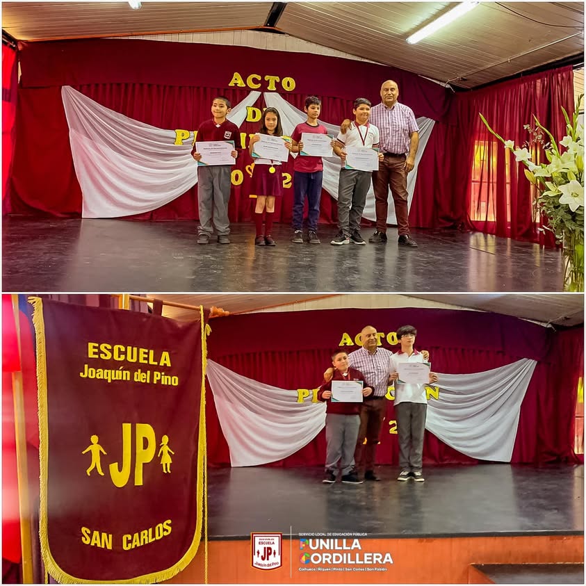 Acto de Premiación Escuela Joaquín del Pino.