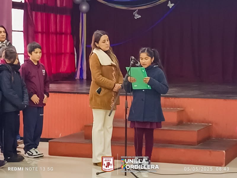 Acto de formación correspondiente al 4to básico