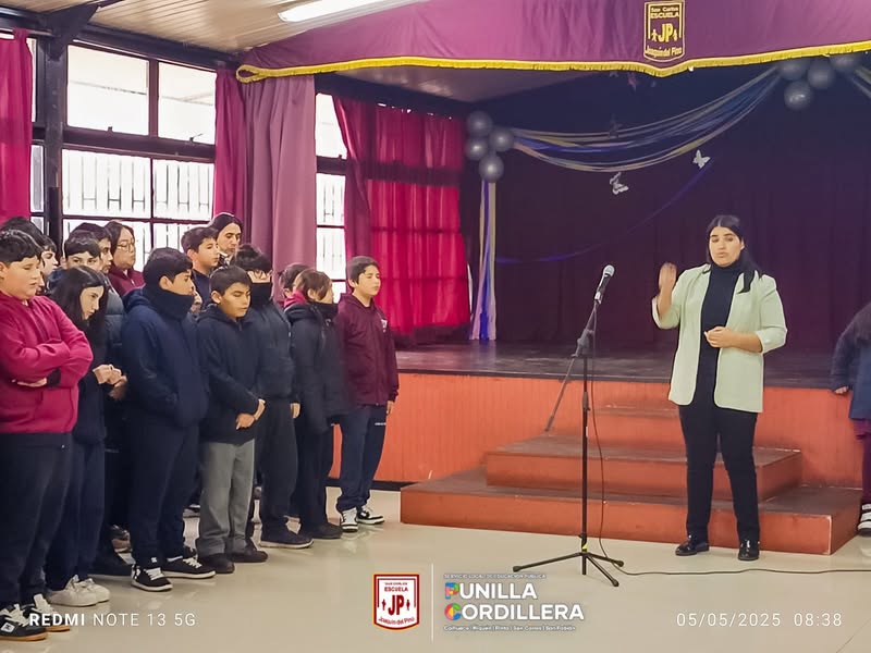 Acto de formación correspondiente al 4to básico